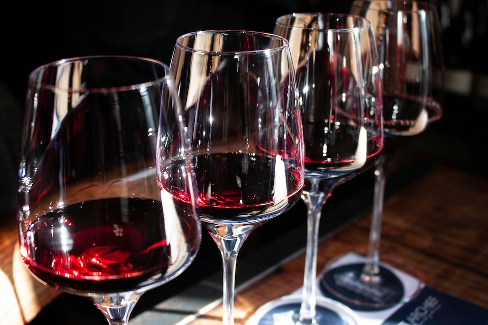 red wine tastings