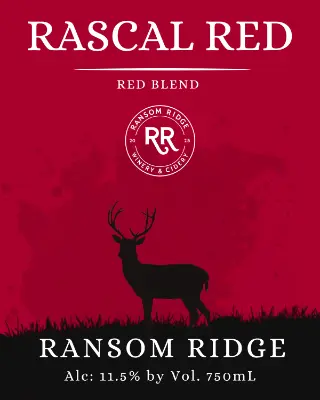 RANSOM RIDGE – RASCAL RED FRONT Rascal red label