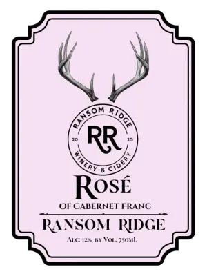 Rose label front Rose label