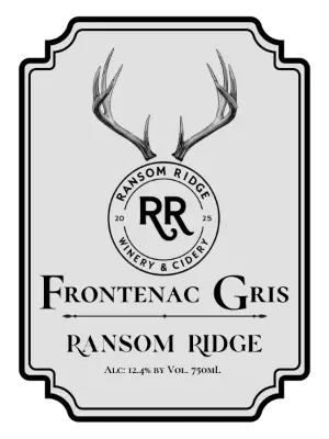 Frontenac Gris label front Frontenac gris label